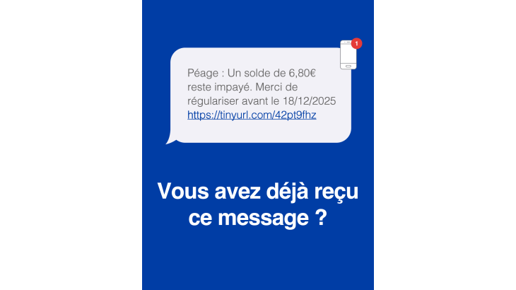 sms de fraude au péage