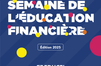 Logo Semaine de l'éducation financière par EDUCFI Mes questions d'argent
