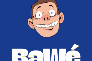 Logo Bawé avec la tête du personnage principal de la mini-série