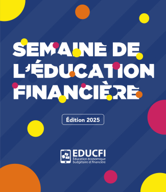 Logo Semaine de l'éducation financière par EDUCFI Mes questions d'argent